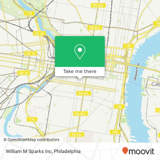 Mapa de William M Sparks Inc
