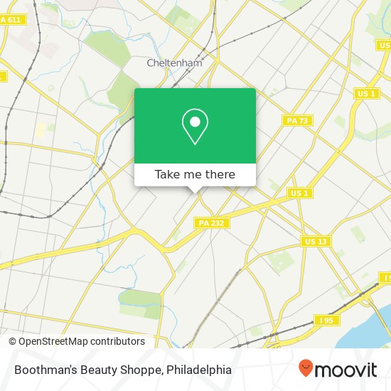 Boothman's Beauty Shoppe map