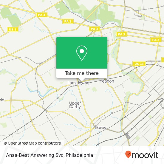 Ansa-Best Answering Svc map