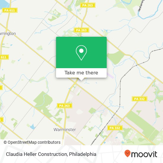 Mapa de Claudia Heller Construction