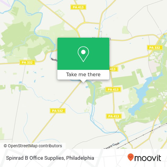 Spinrad B Office Supplies map