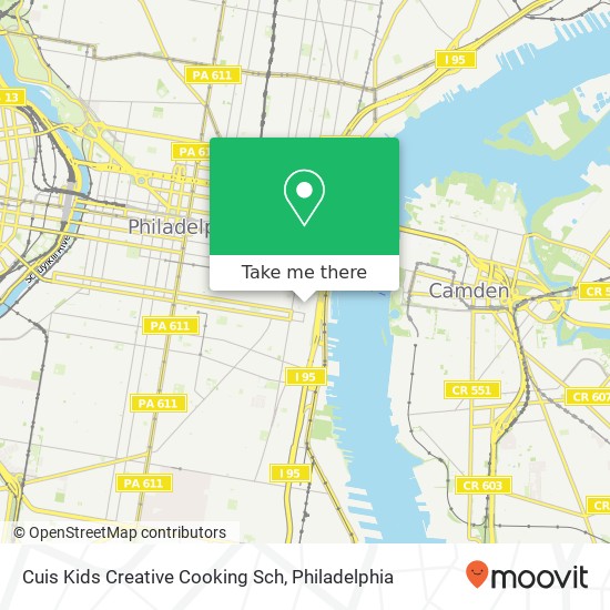 Cuis Kids Creative Cooking Sch map
