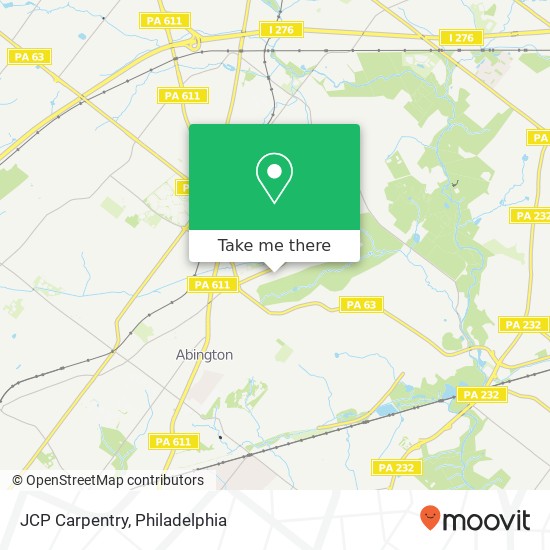 JCP Carpentry map