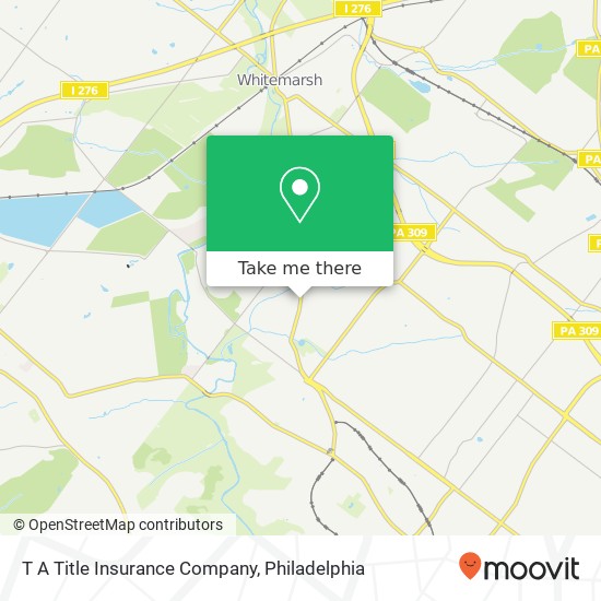 T A Title Insurance Company map