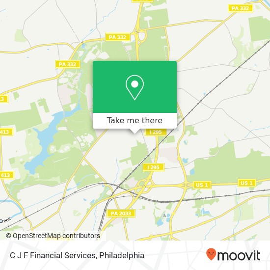 C J F Financial Services map