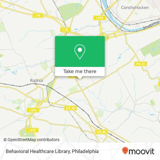 Mapa de Behavioral Healthcare Library