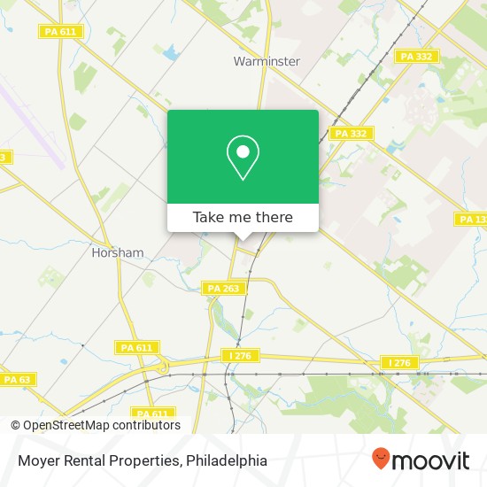 Moyer Rental Properties map