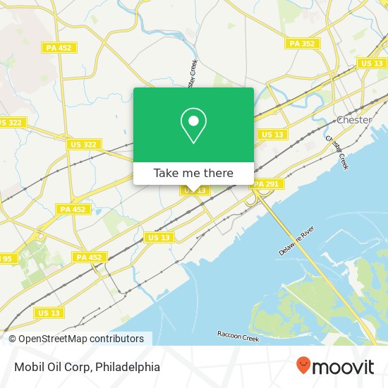 Mobil Oil Corp map