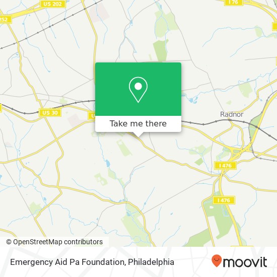 Mapa de Emergency Aid Pa Foundation