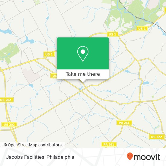 Jacobs Facilities map