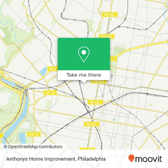 Anthonys Home Improvement map