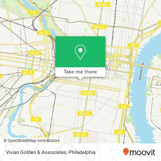 Vivian Golden & Associates map