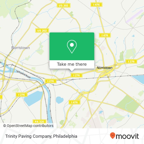 Mapa de Trinity Paving Company