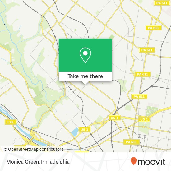 Monica Green map