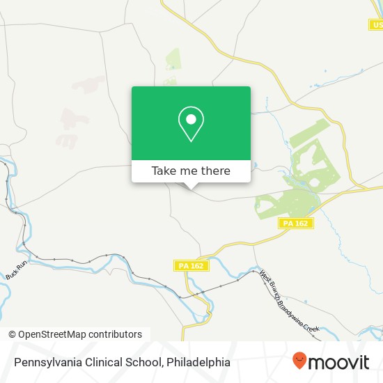 Mapa de Pennsylvania Clinical School