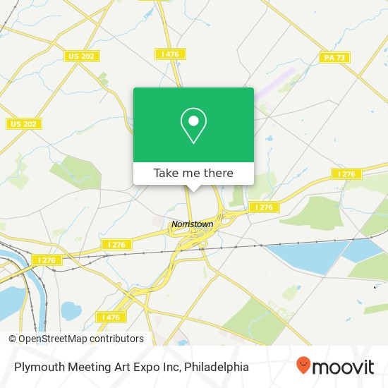 Mapa de Plymouth Meeting Art Expo Inc