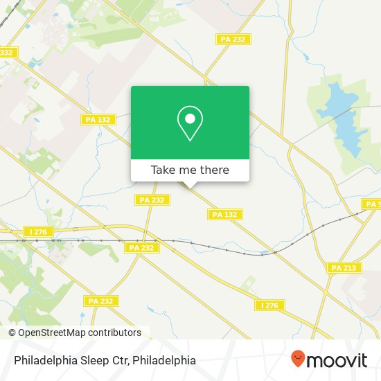 Mapa de Philadelphia Sleep Ctr