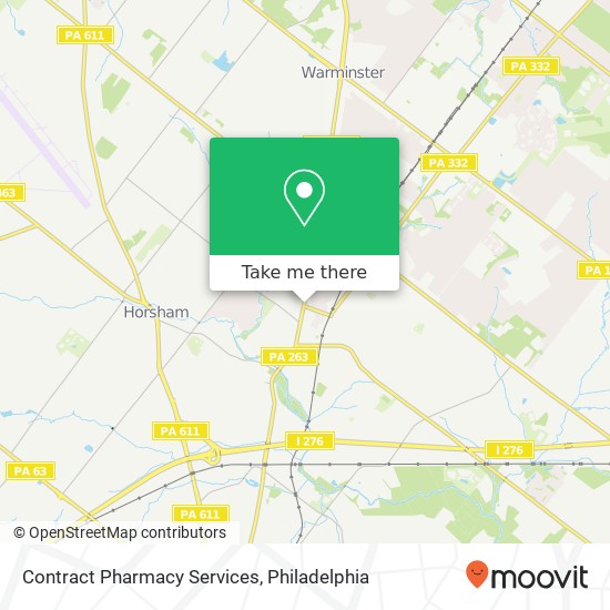 Contract Pharmacy Services map