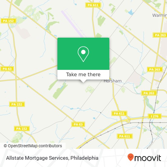 Allstate Mortgage Services map