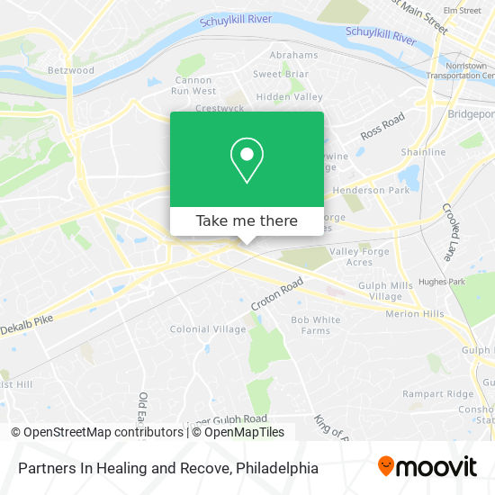 Partners In Healing and Recove map