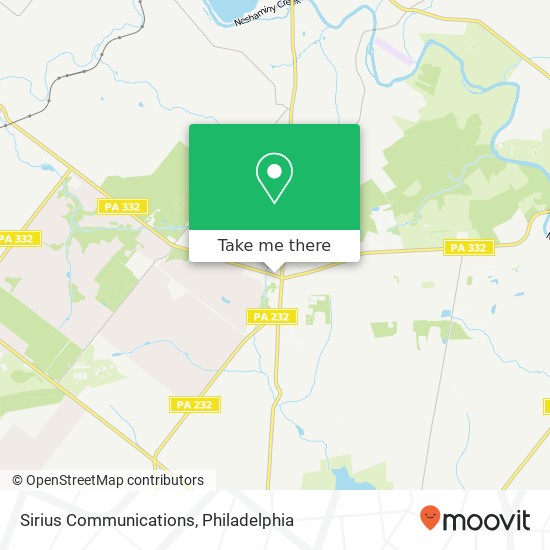 Mapa de Sirius Communications