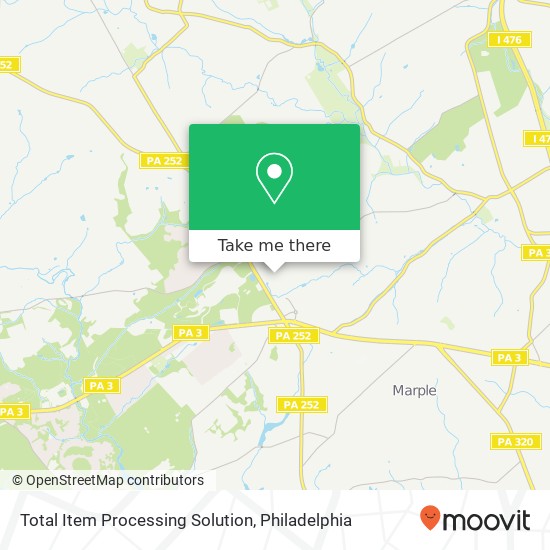 Mapa de Total Item Processing Solution