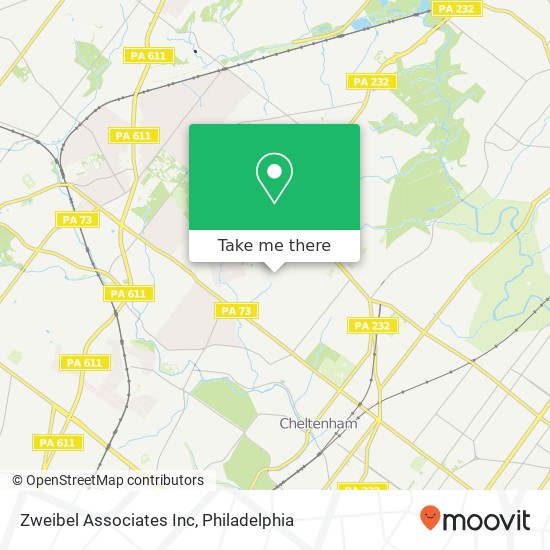 Zweibel Associates Inc map