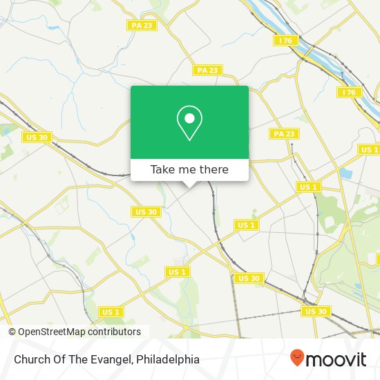 Church Of The Evangel map
