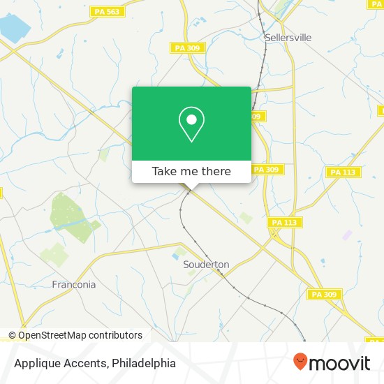 Applique Accents map