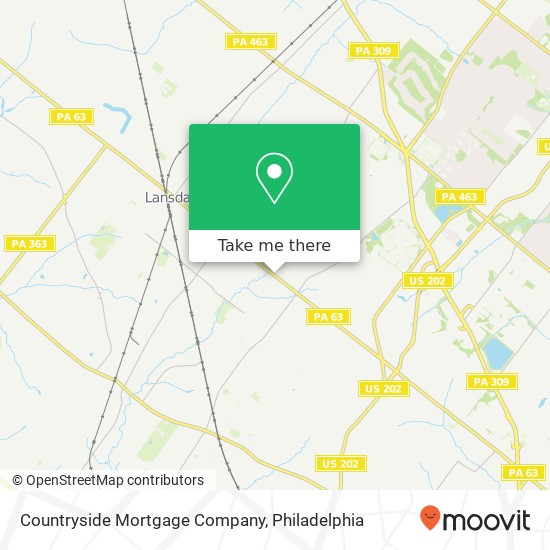 Countryside Mortgage Company map