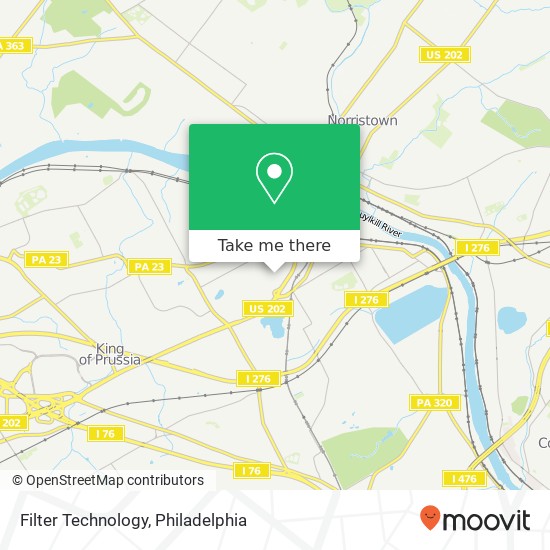 Mapa de Filter Technology