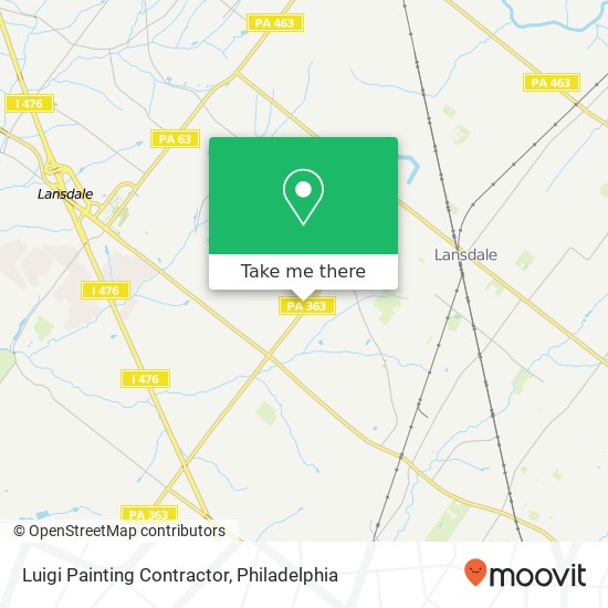 Luigi Painting Contractor map