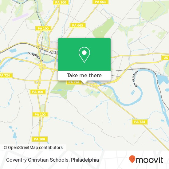 Coventry Christian Schools map