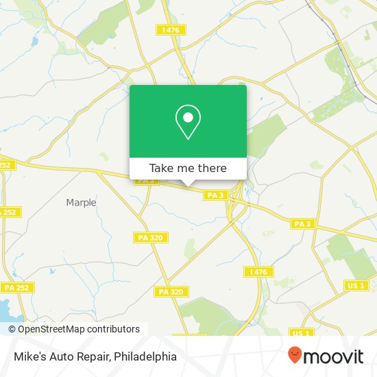 Mike's Auto Repair map