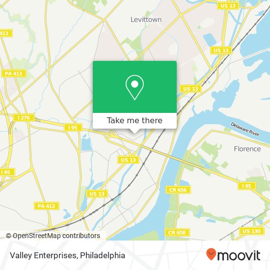 Valley Enterprises map