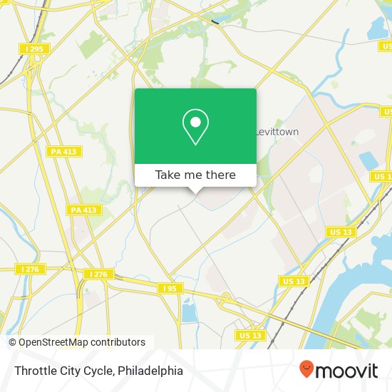 Throttle City Cycle map