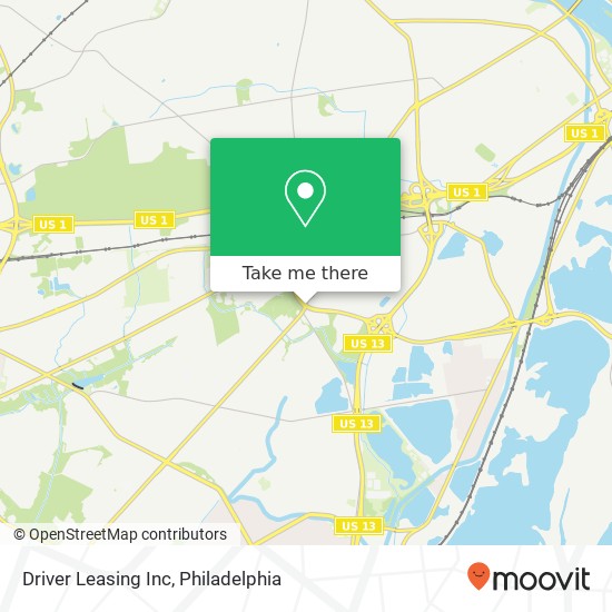 Driver Leasing Inc map