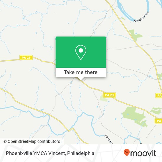 Phoenixville YMCA Vincent map
