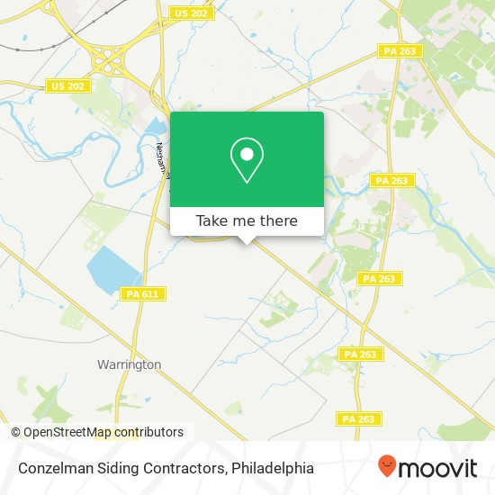 Mapa de Conzelman Siding Contractors