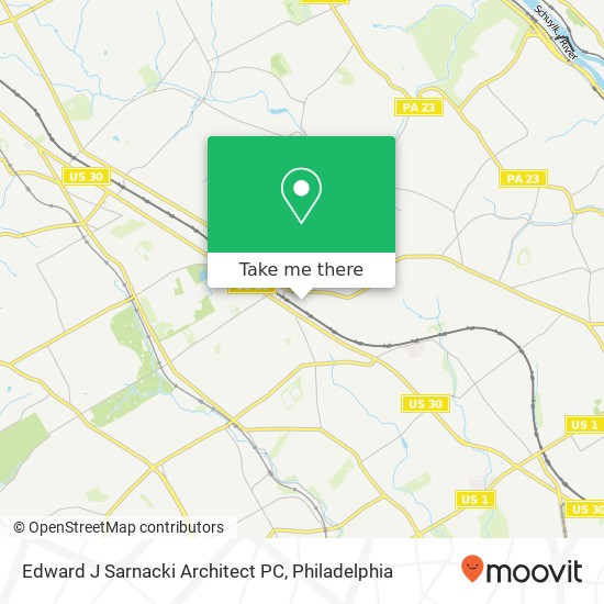 Mapa de Edward J Sarnacki Architect PC