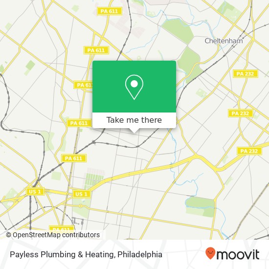 Mapa de Payless Plumbing & Heating