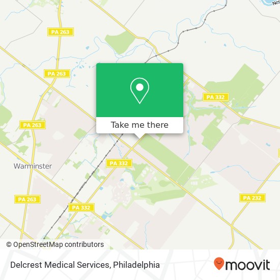 Mapa de Delcrest Medical Services