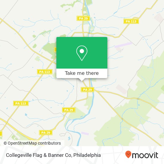 Collegeville Flag & Banner Co map