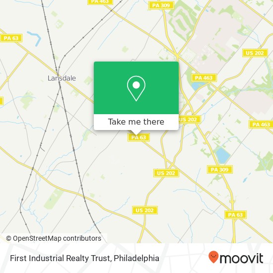 First Industrial Realty Trust map