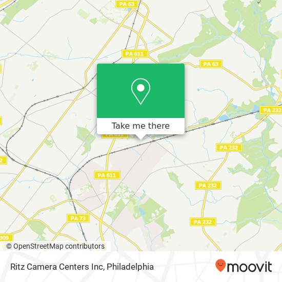 Ritz Camera Centers Inc map