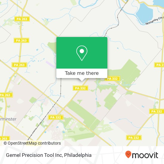 Gemel Precision Tool Inc map