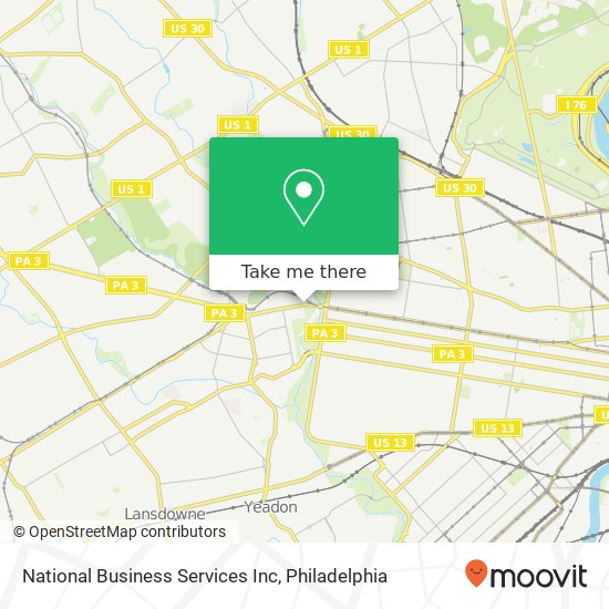 National Business Services Inc map