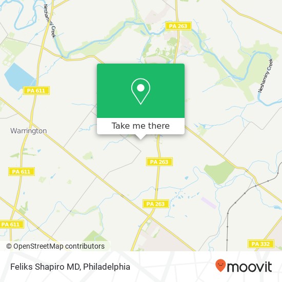 Feliks Shapiro MD map