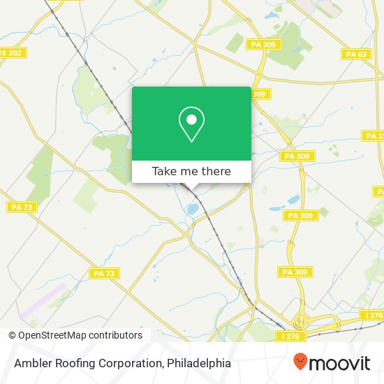 Mapa de Ambler Roofing Corporation