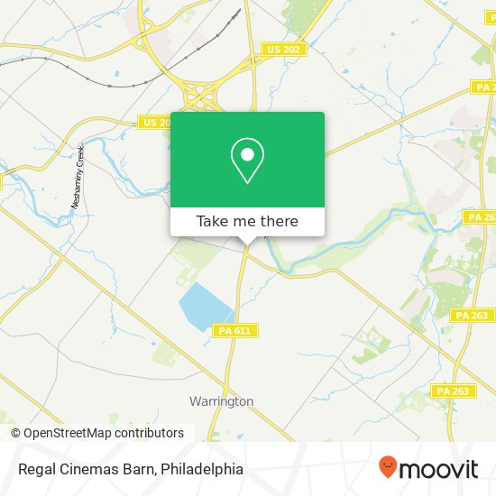 Mapa de Regal Cinemas Barn